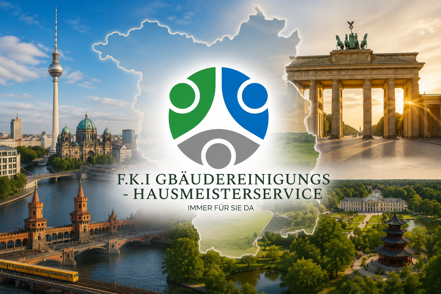 Professionelle Büroreinigung und Gebäudereinigung in Berlin Reinickendorf - Sauberes und modernes Büro durch F.K.I. Reinigungsservice